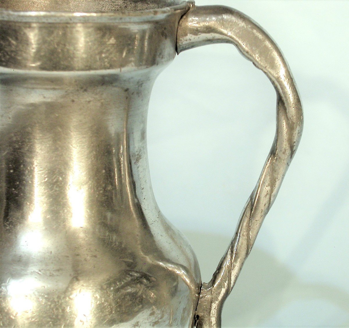 Pewter Water Pot  - Lorraine (?) - Late 18th Century-photo-1