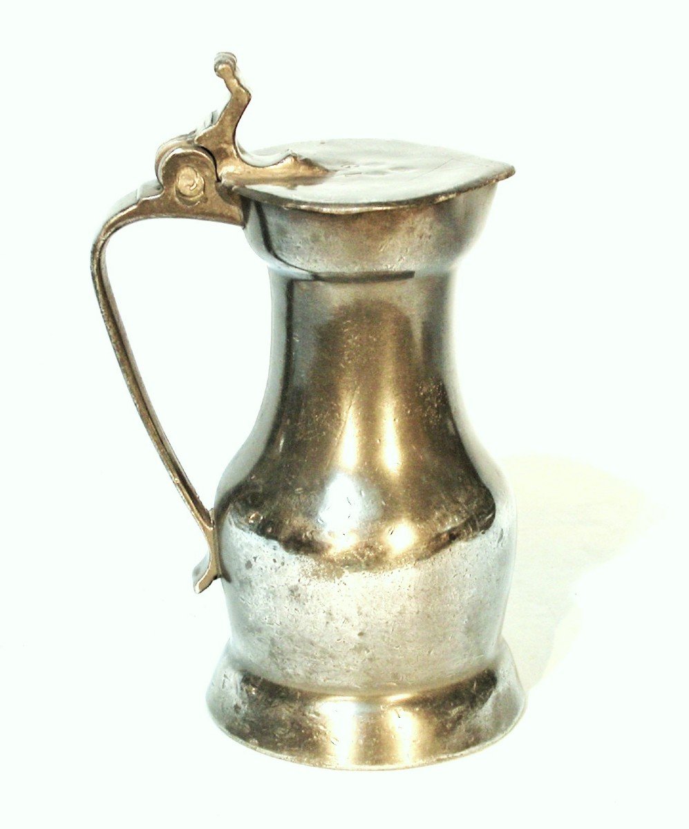 Pewter Wine Pitcher  - Paris, 18th Century