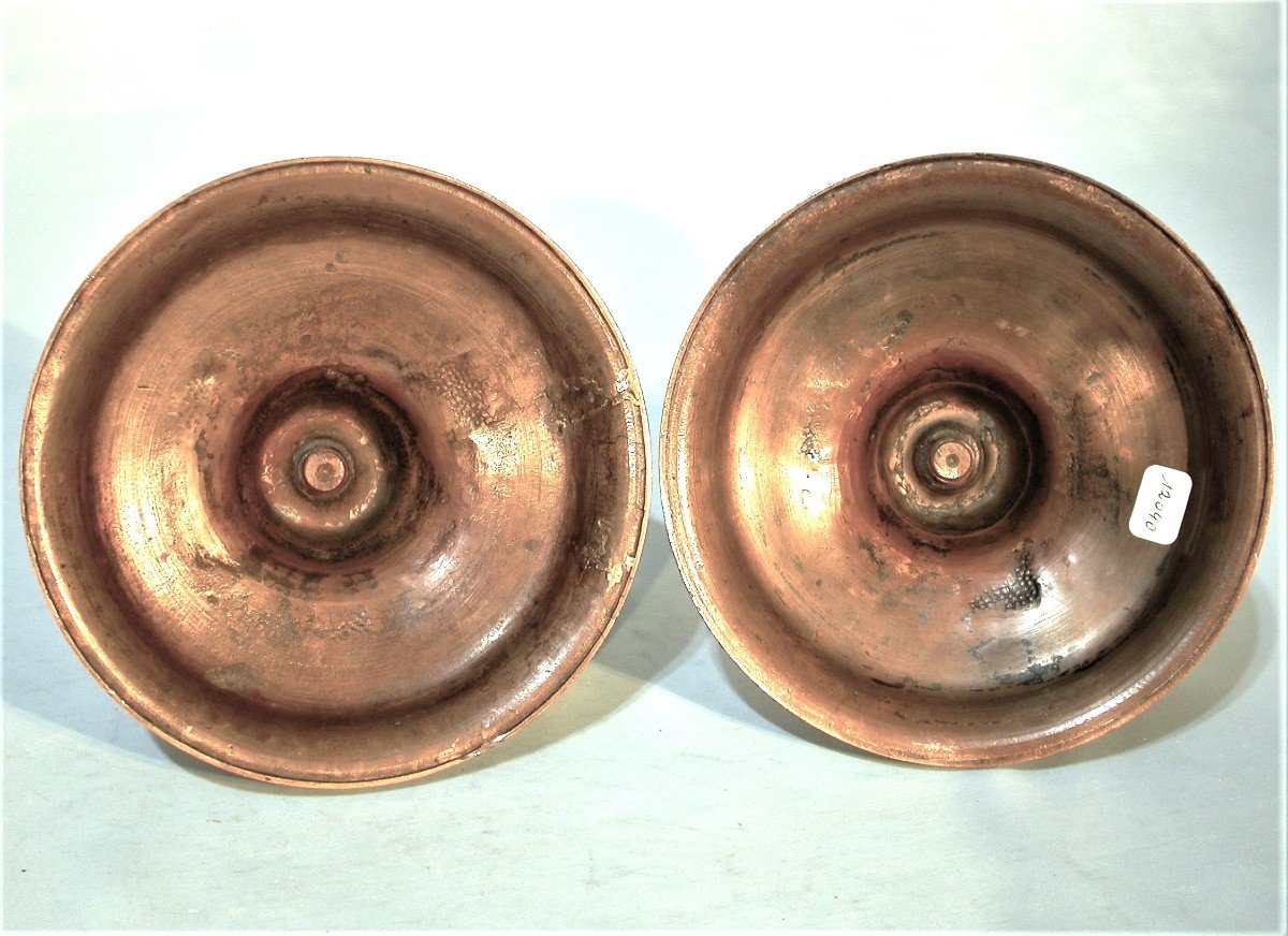 Pair Of Bronze Torches - Early 17th Century-photo-7