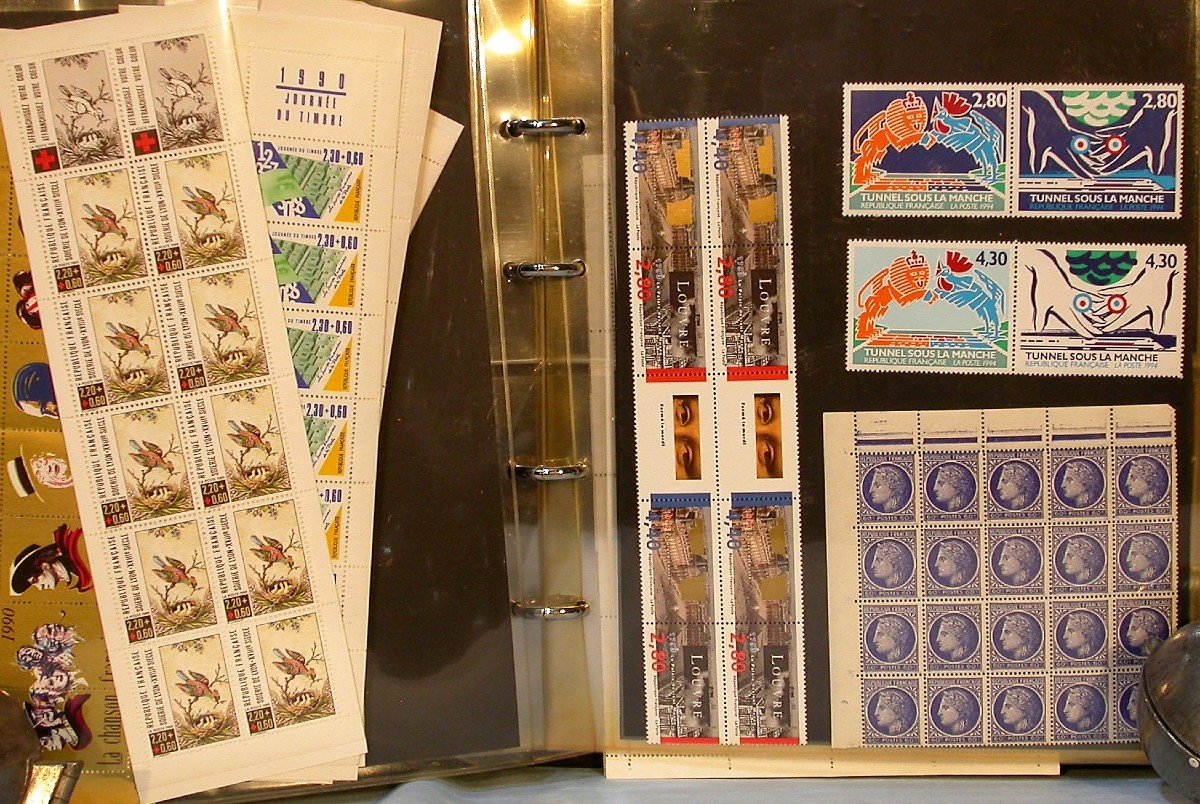 PHILATELIE - COLLECTION DE TIMBRES POSTAUX-photo-4