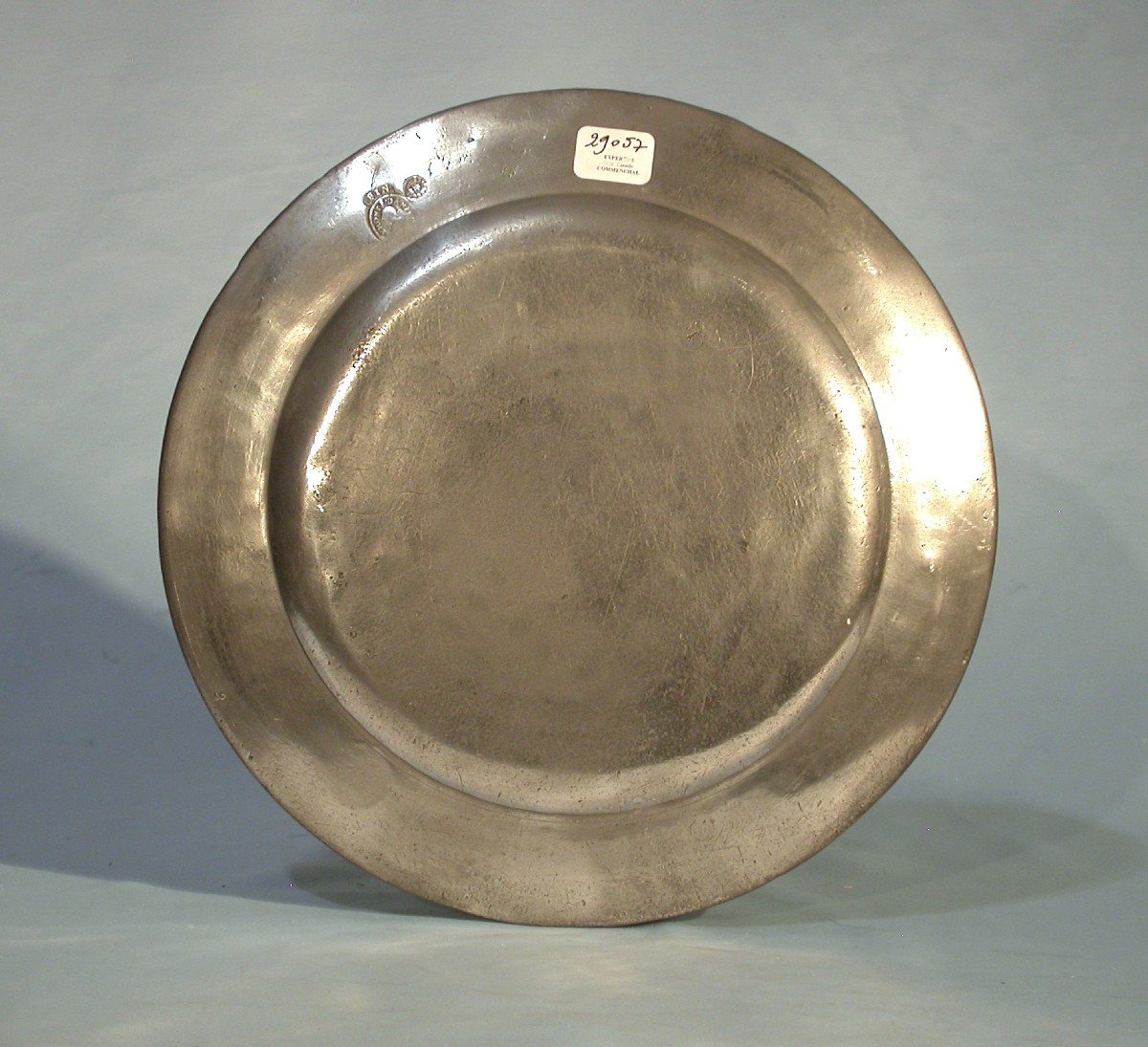 Pewter Plate  - Grenoble, 18th Century-photo-3