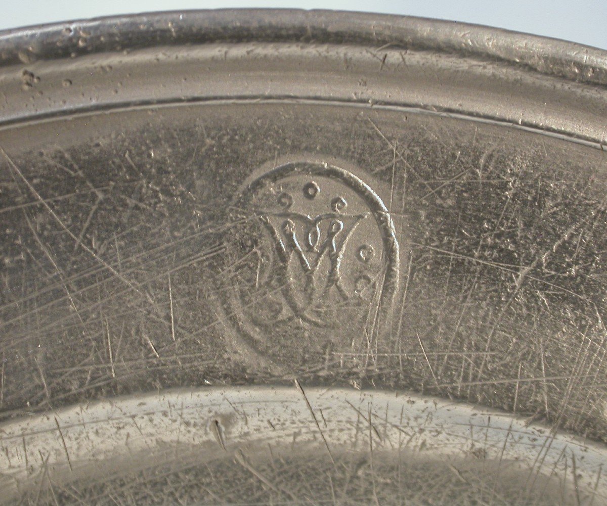 Pewter Plate  - Grenoble, 18th Century-photo-4