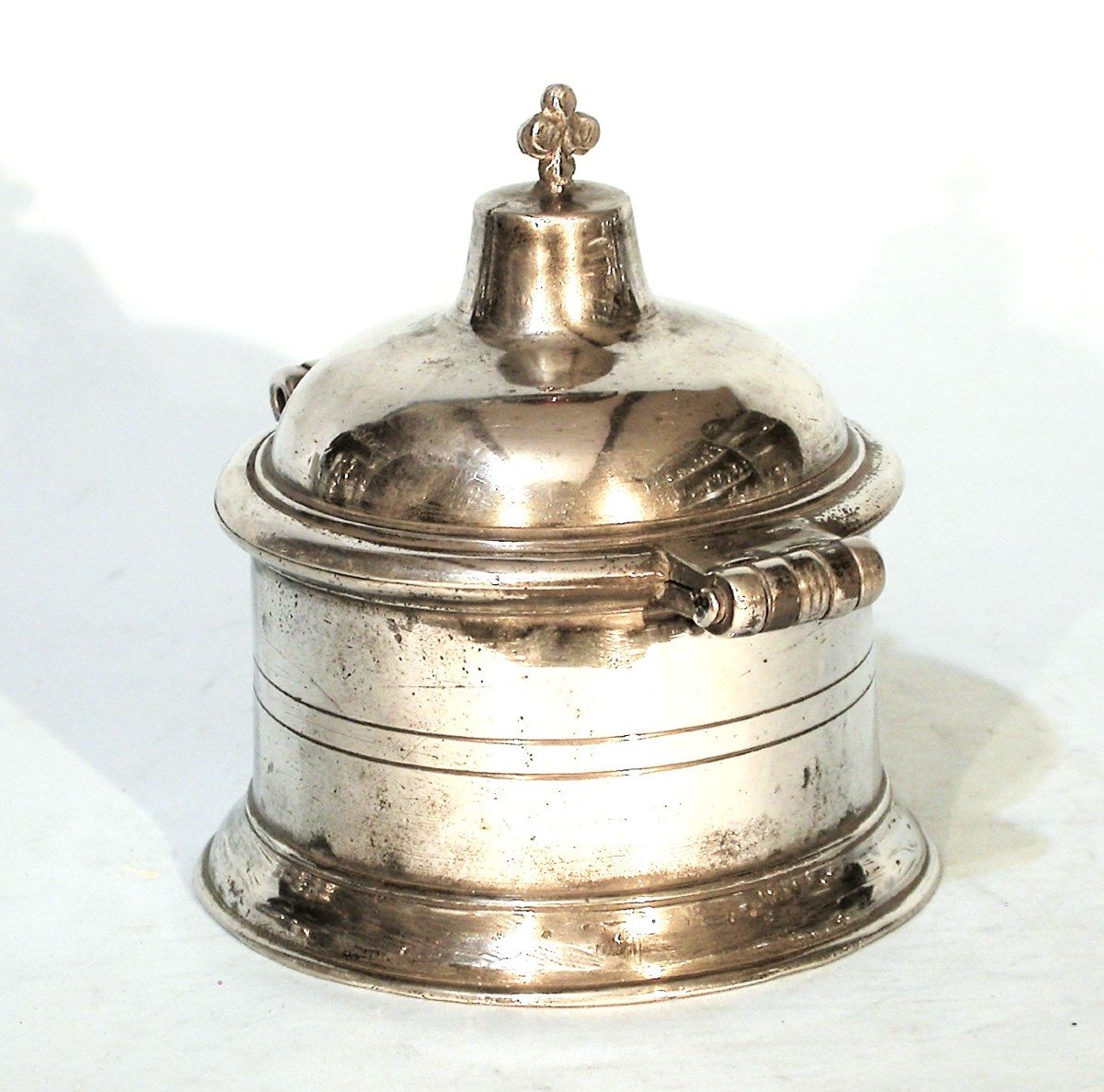 Liturgical Box In Pewter - Toulouse, 18th Century