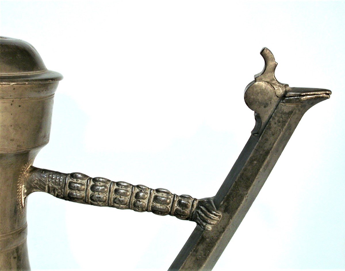 "stegkanne" Eawer In Pewter - Berne, 18th Century-photo-3