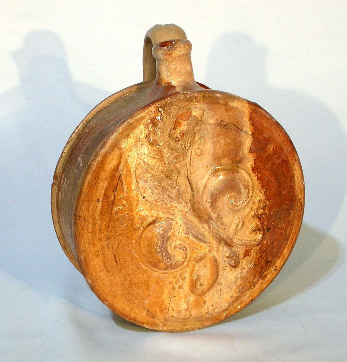 Varnished Earth Gourd - La Puysaie Or Saint-verain, Circa 1600-photo-4