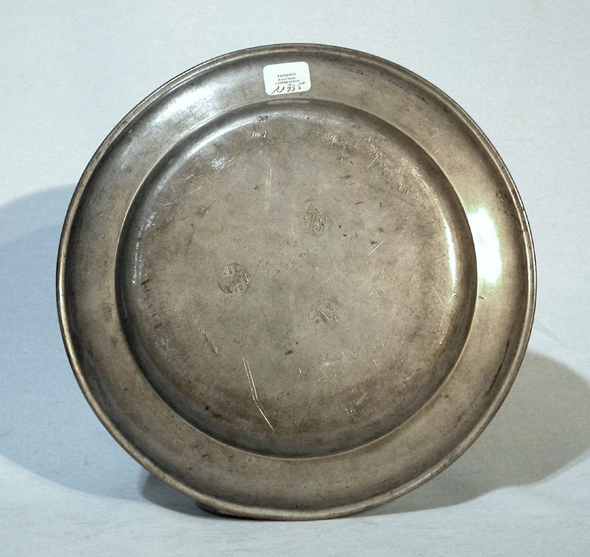 ASSIETTE EN ETAIN (étain) - SHAFFOUSE, CIRCA 1800-photo-2