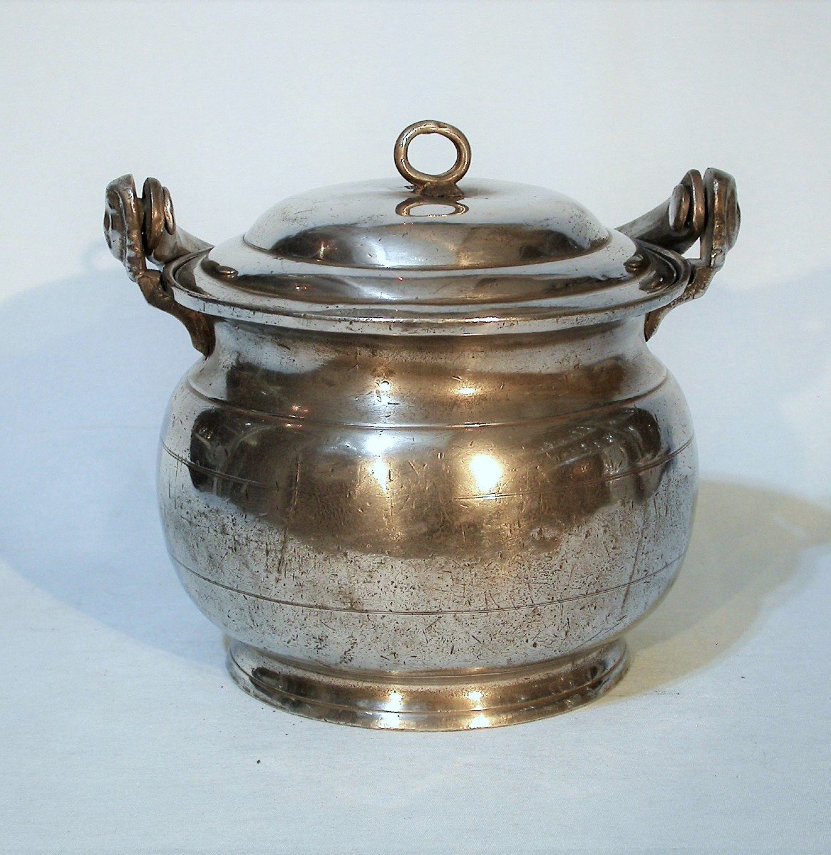 Pewter Dinner Carrier  - Champagne (troyes), 19th Century