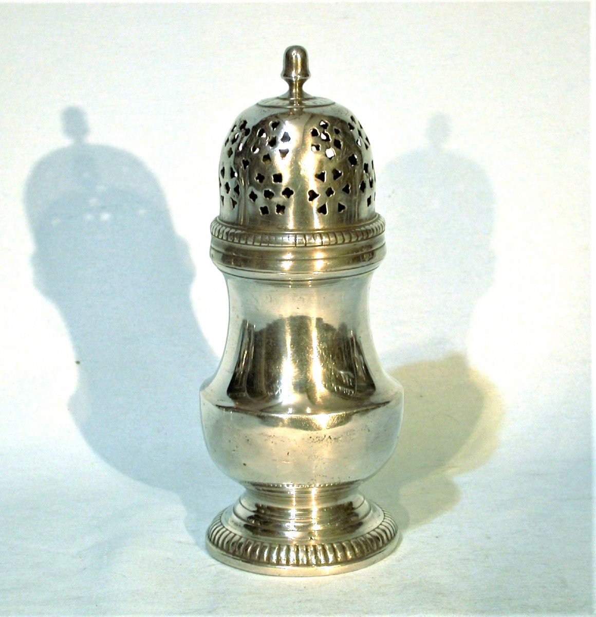 Rare Large Pewter Sprinkler  - Mulhouse, 18th Century-photo-1