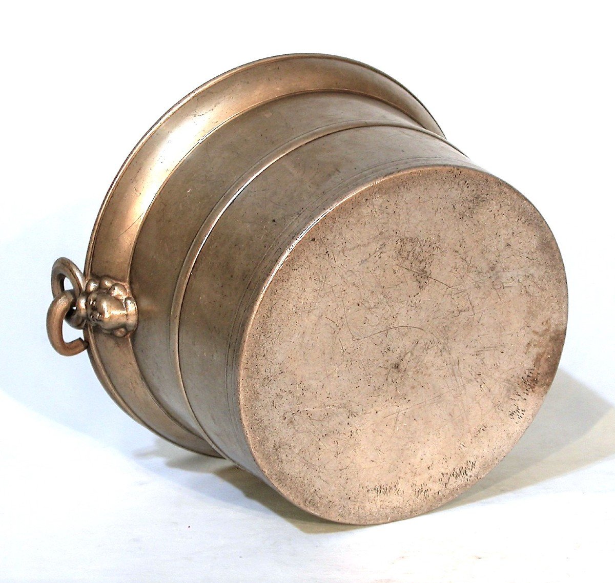 Pewter Dinner Carrier  - Clamecy, 19th Century-photo-4