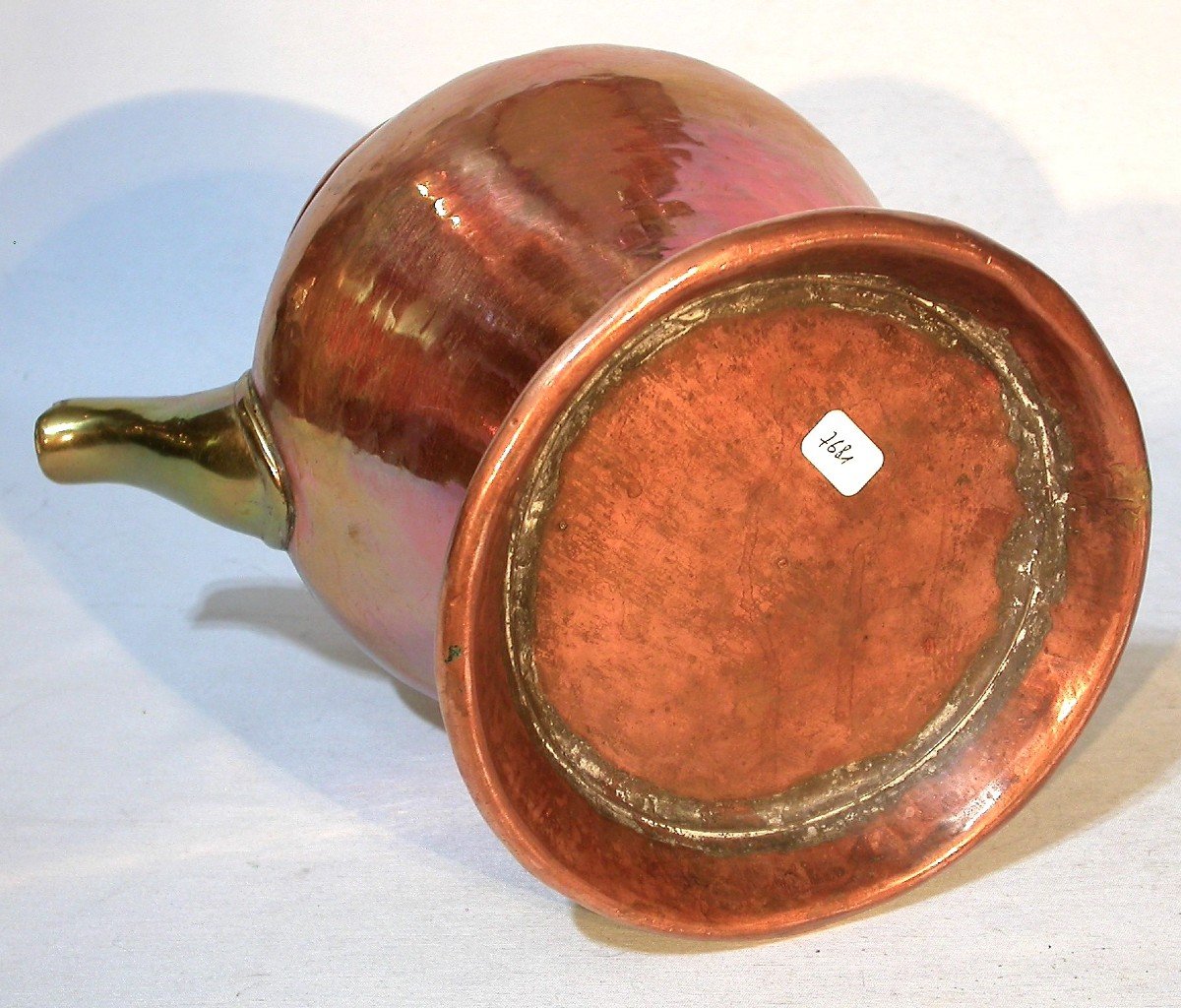 Copper Jug - South Of France, 19th Century-photo-3