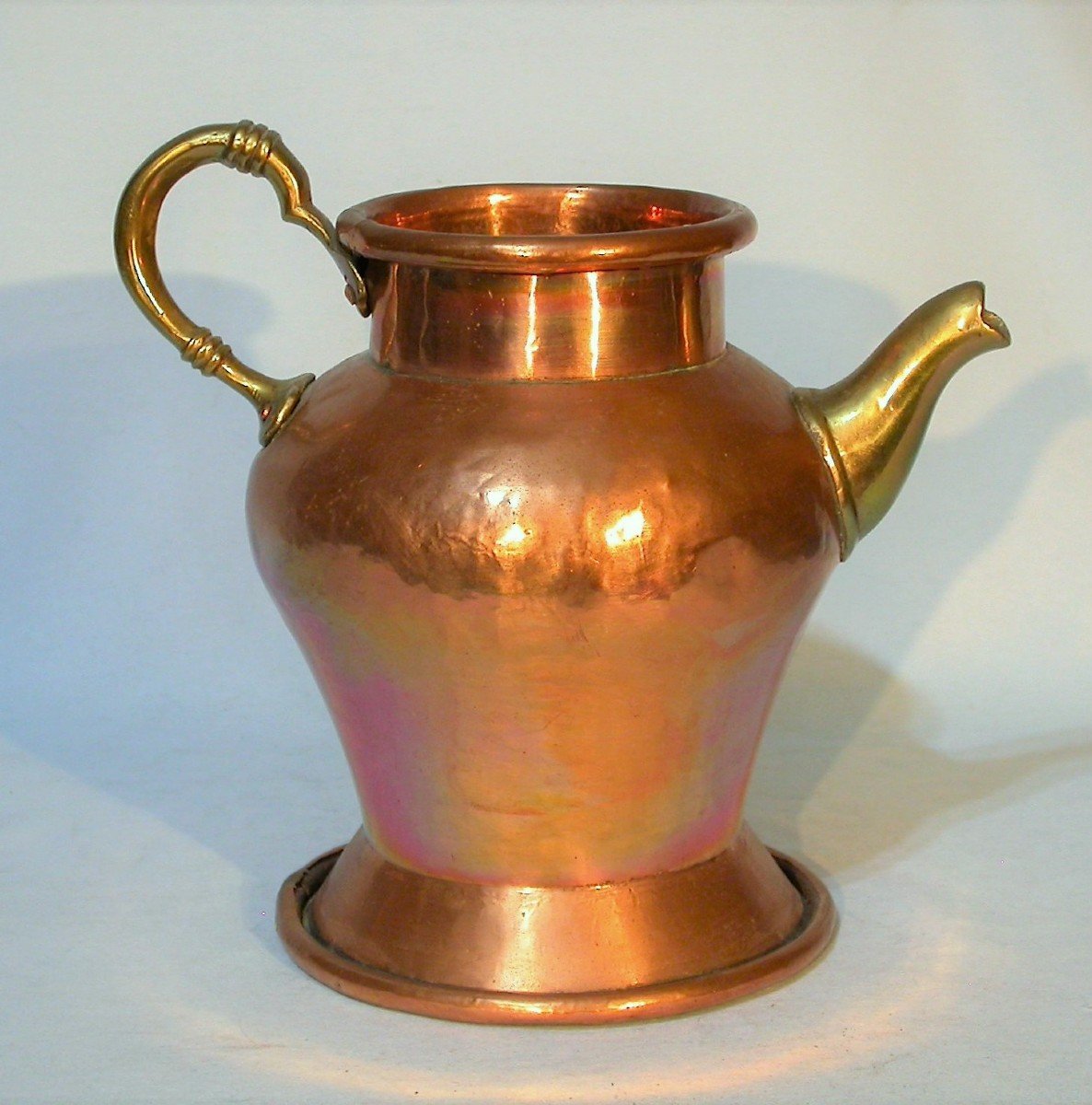 Copper Jug - South Of France, 19th Century-photo-4