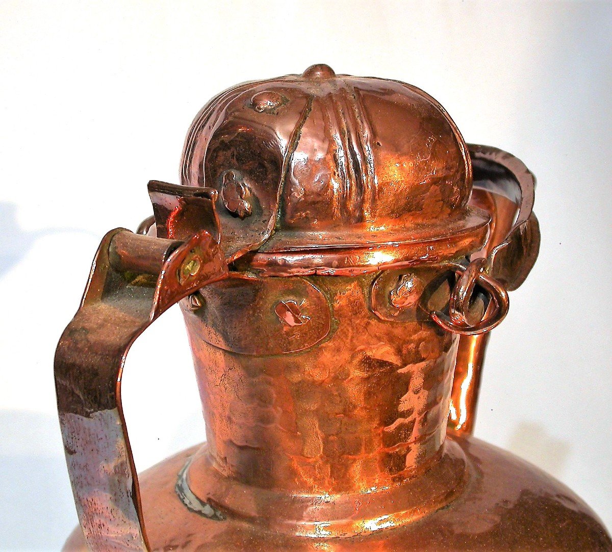 Beautiful Copper Jug - Circa 1700-photo-2