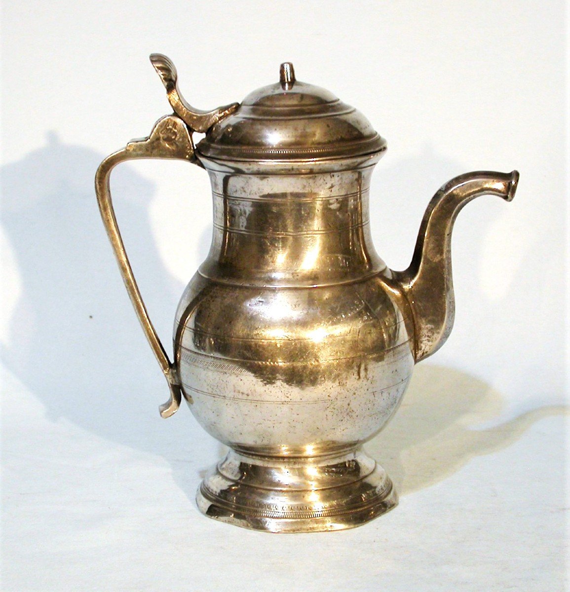 Pewter Oil Jug  - Pezenas (?), 19th Century