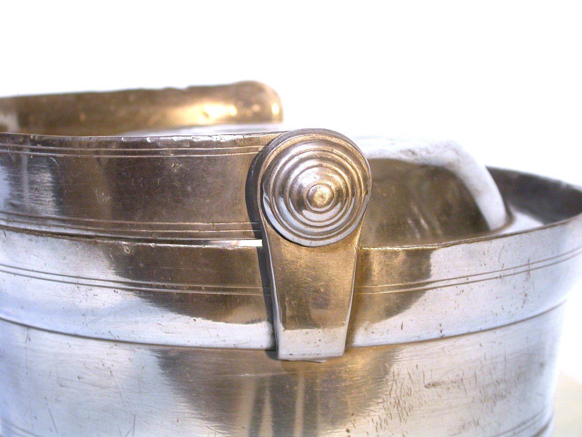 Pewter Dinner Carrier  - Anjou, Circa 1800-photo-3