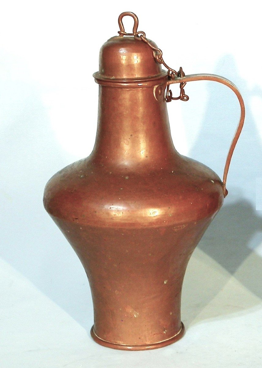 Pair Of Copper Wine Jugs - Portugal (reguengos)