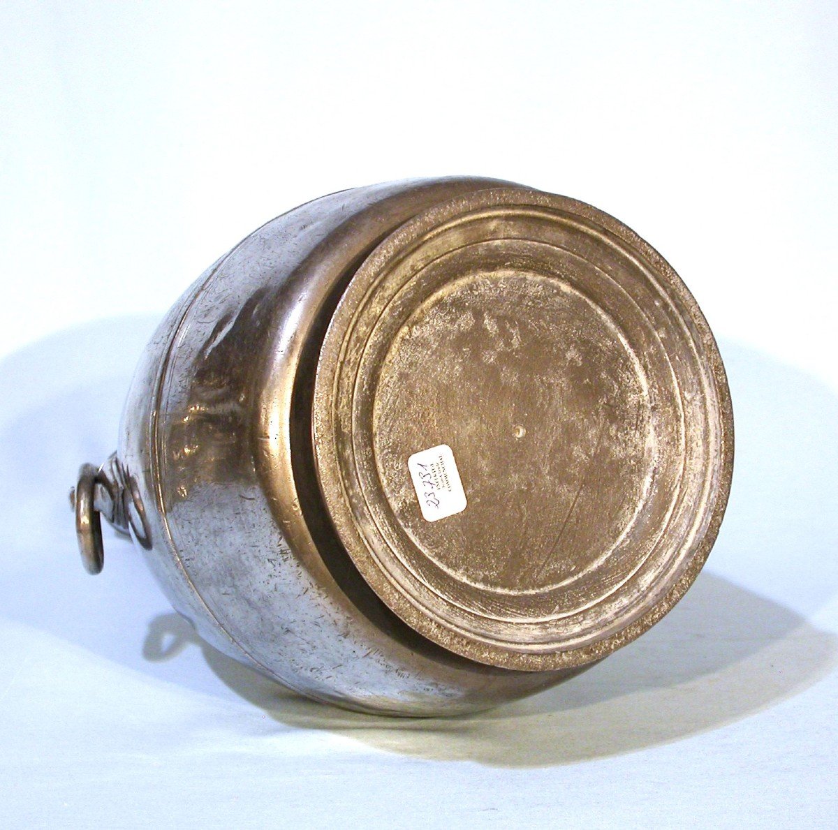 Large Pewter Wine Bottle  - Toulouse, 18th Century-photo-2