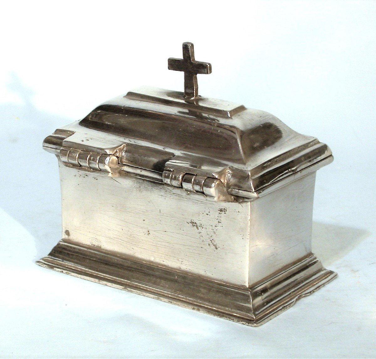 Pewter Liturgical Box  - Paris, Early 19th Century-photo-5