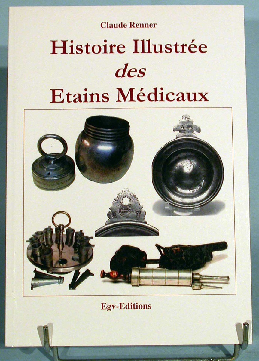 MEDECINE - BIBERON DE MALADE EN ETAIN - PARIS, XVIII ème s-photo-7