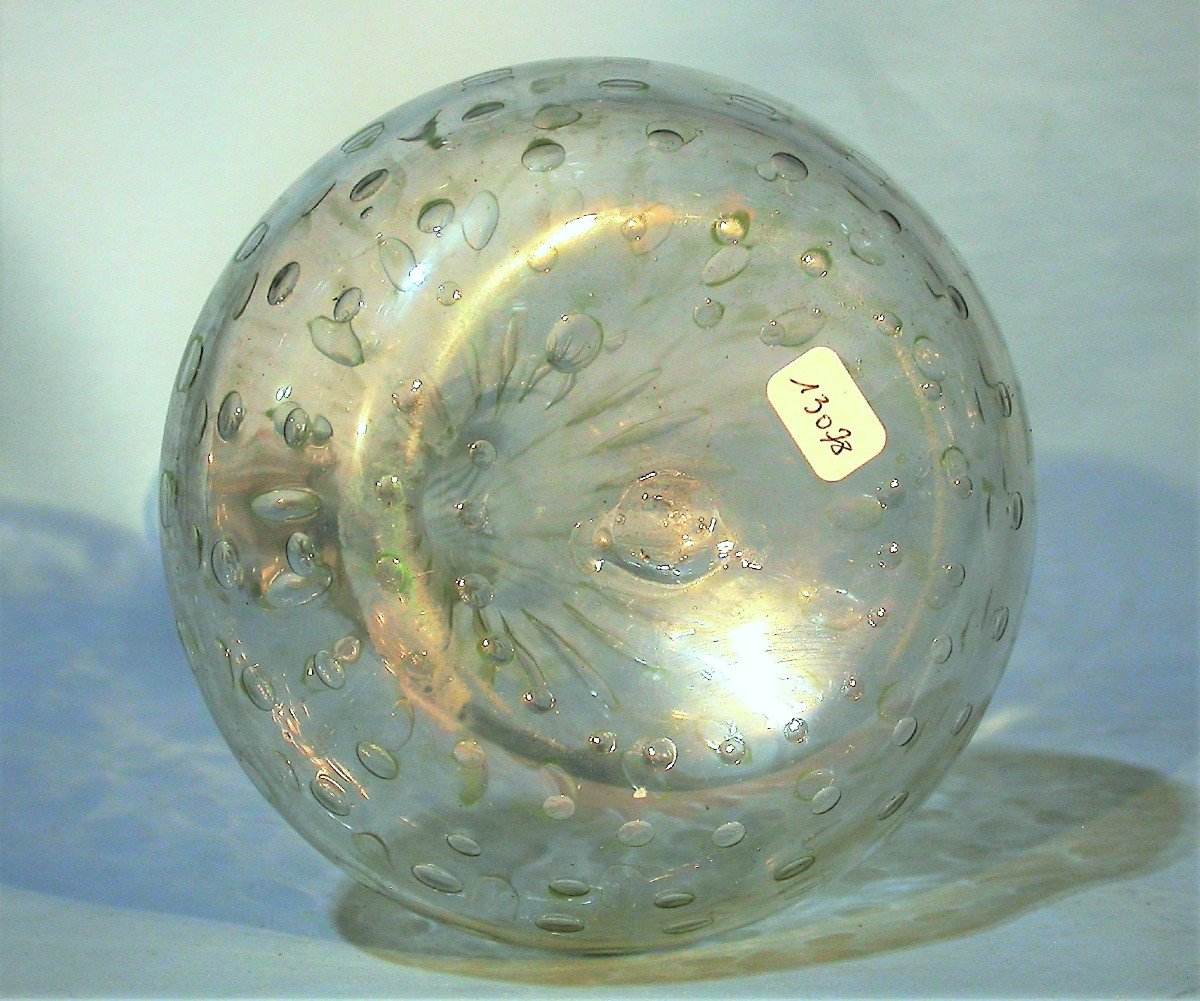 Large Glass Soliflore Vase - Early 20th Century-photo-3