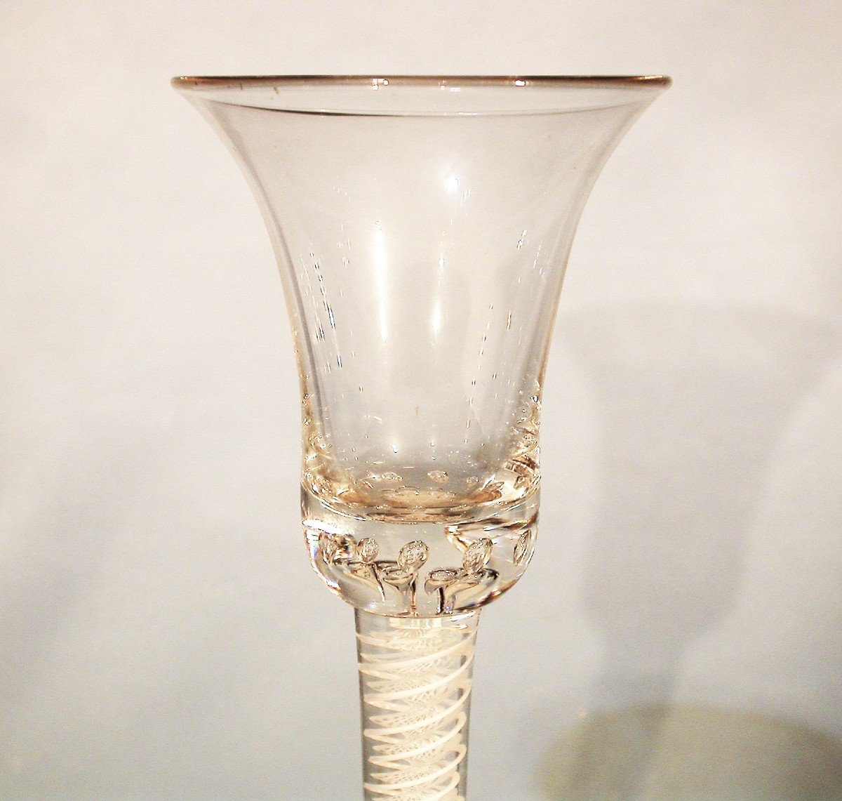 Stemmed Glass - Northern Germany Or England, 18th Century-photo-3