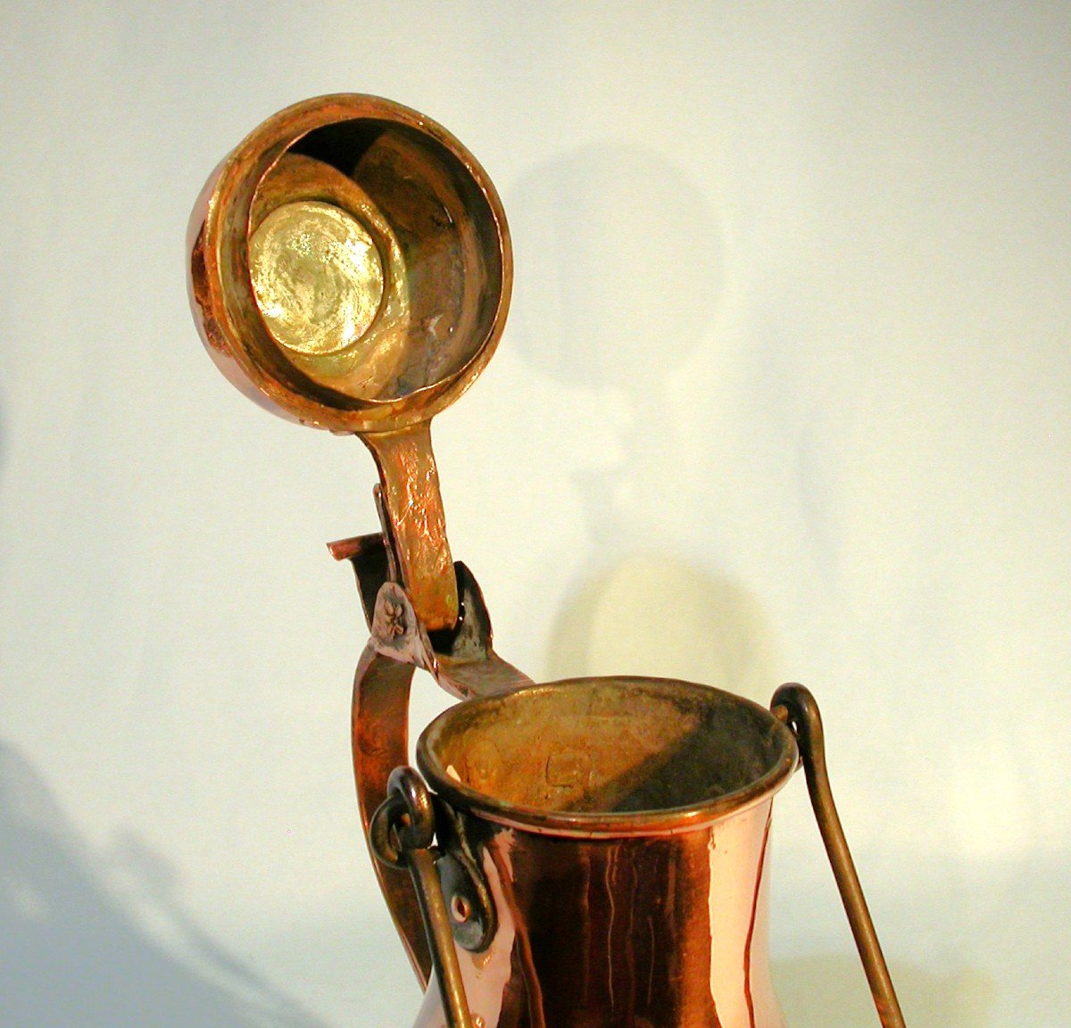 Beautiful Copper Coquemar, 18th Century-photo-1