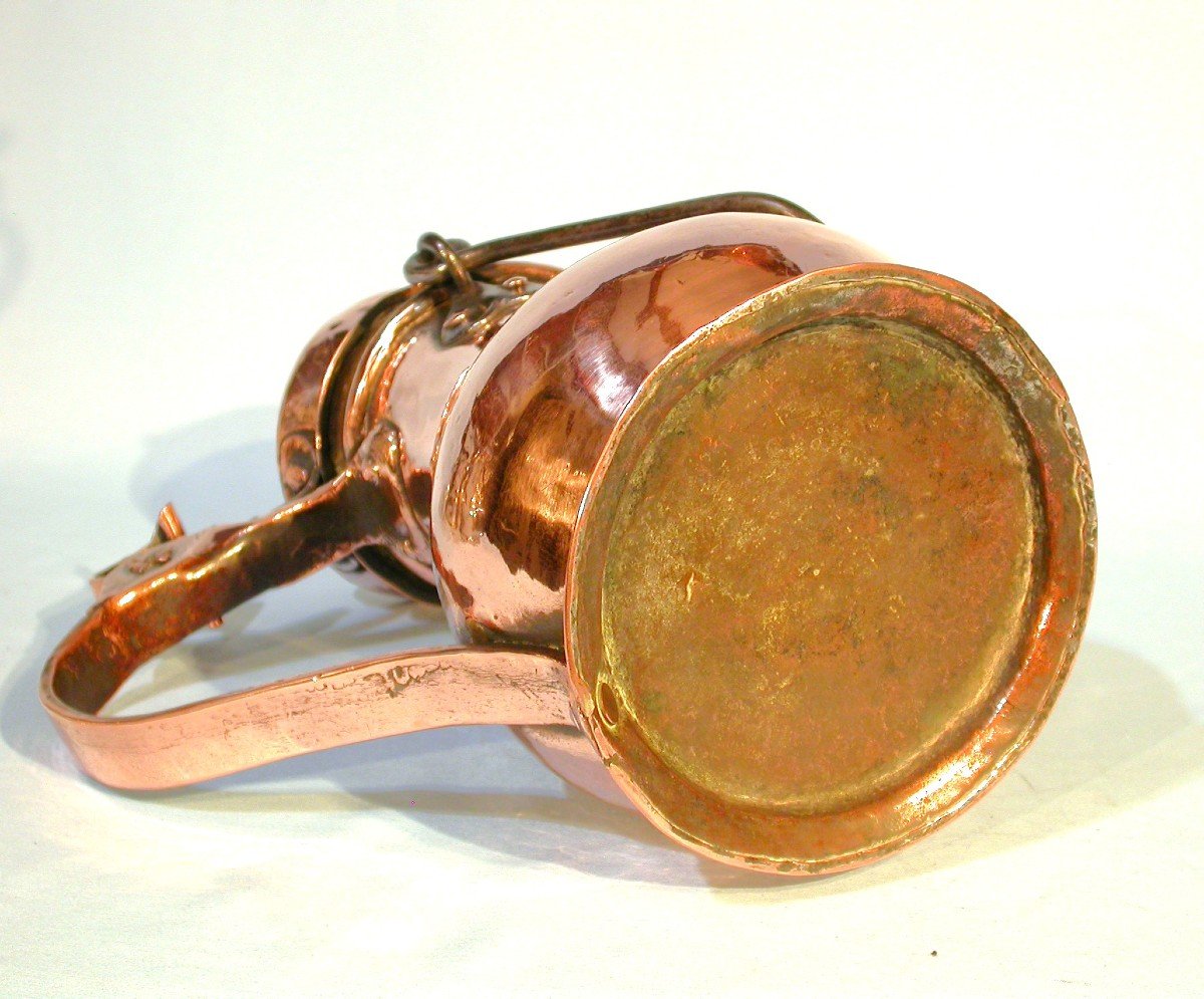 Beautiful Copper Coquemar, 18th Century-photo-3