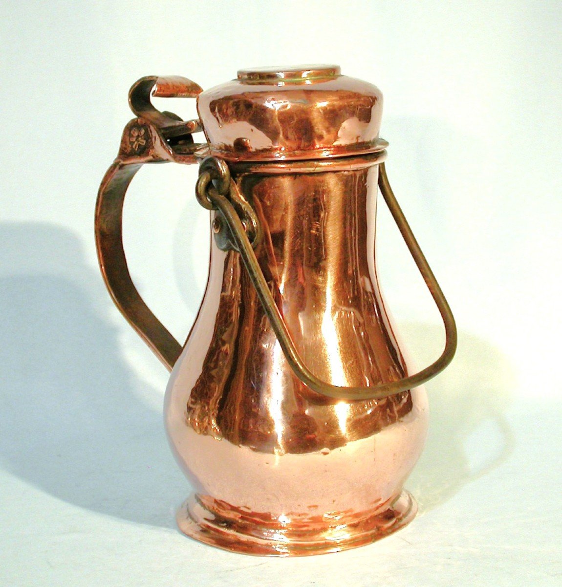 Beautiful Copper Coquemar, 18th Century-photo-5