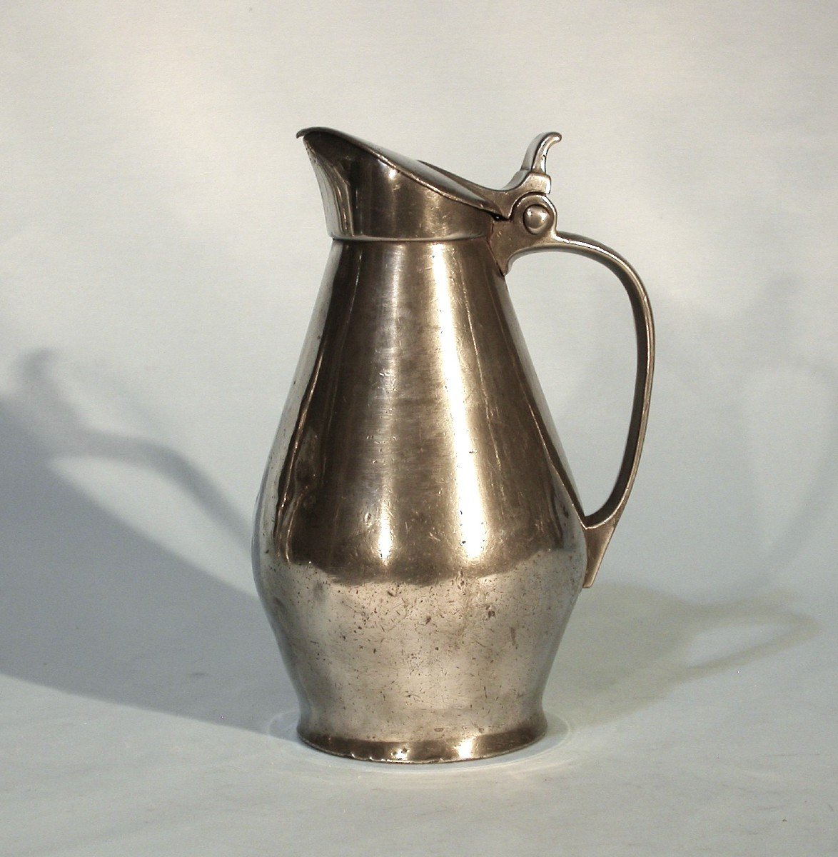 Pewter Cider Jug  - Lower Normandy, 19th Century-photo-4