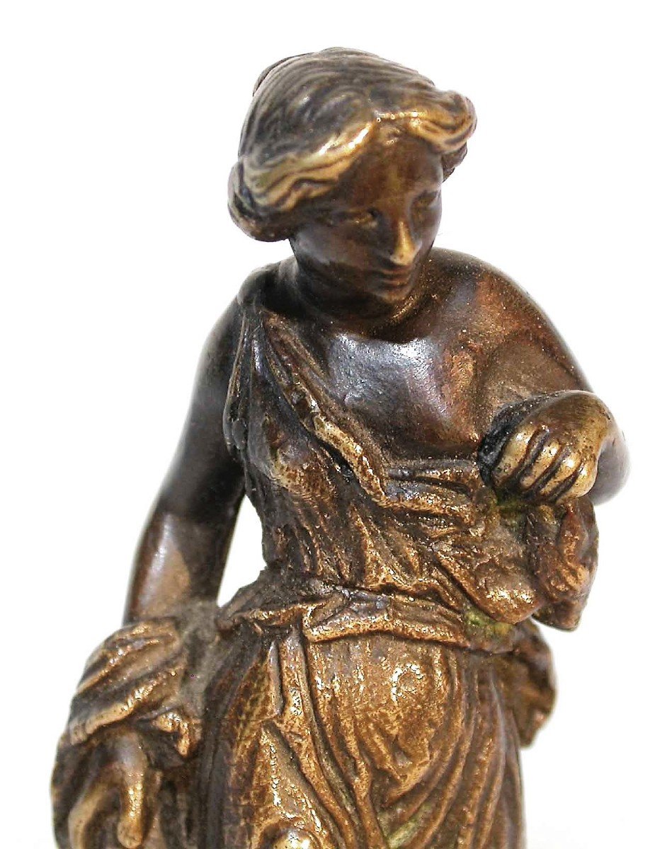 Bronze Statuette "antique" - 19th Century-photo-2