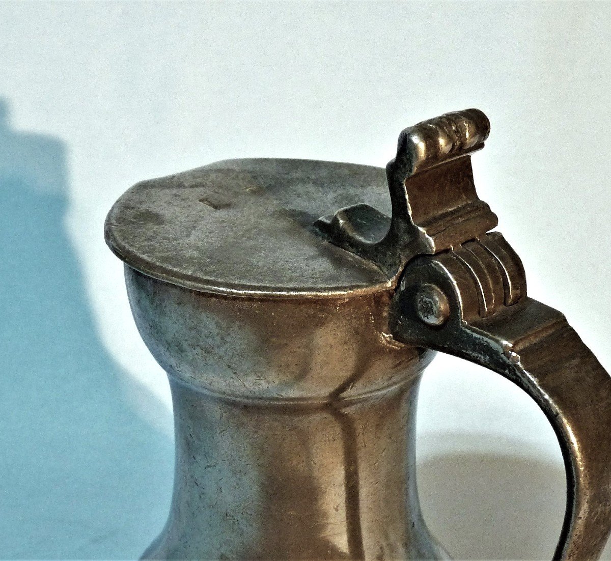 Pewter Wine Pitcher  - Etampes, 18th Century