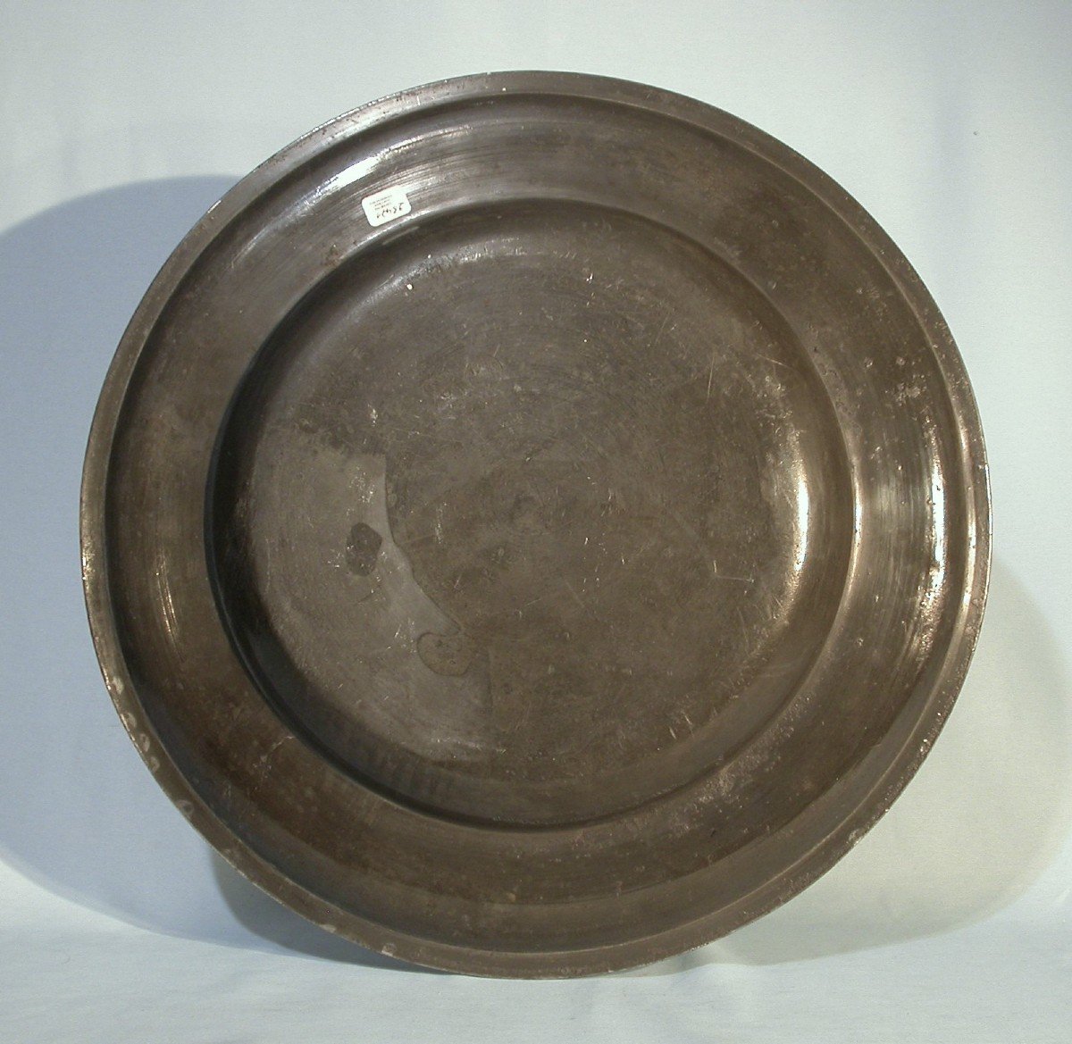 Large Pewter Venison Dish - Huy, Early 18th Century-photo-4