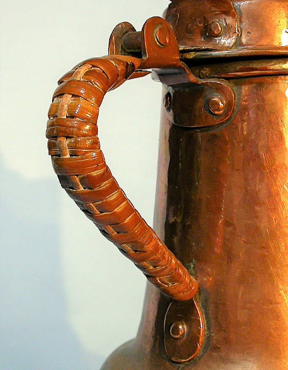 Copper Coquemar - France, 18th Century-photo-3