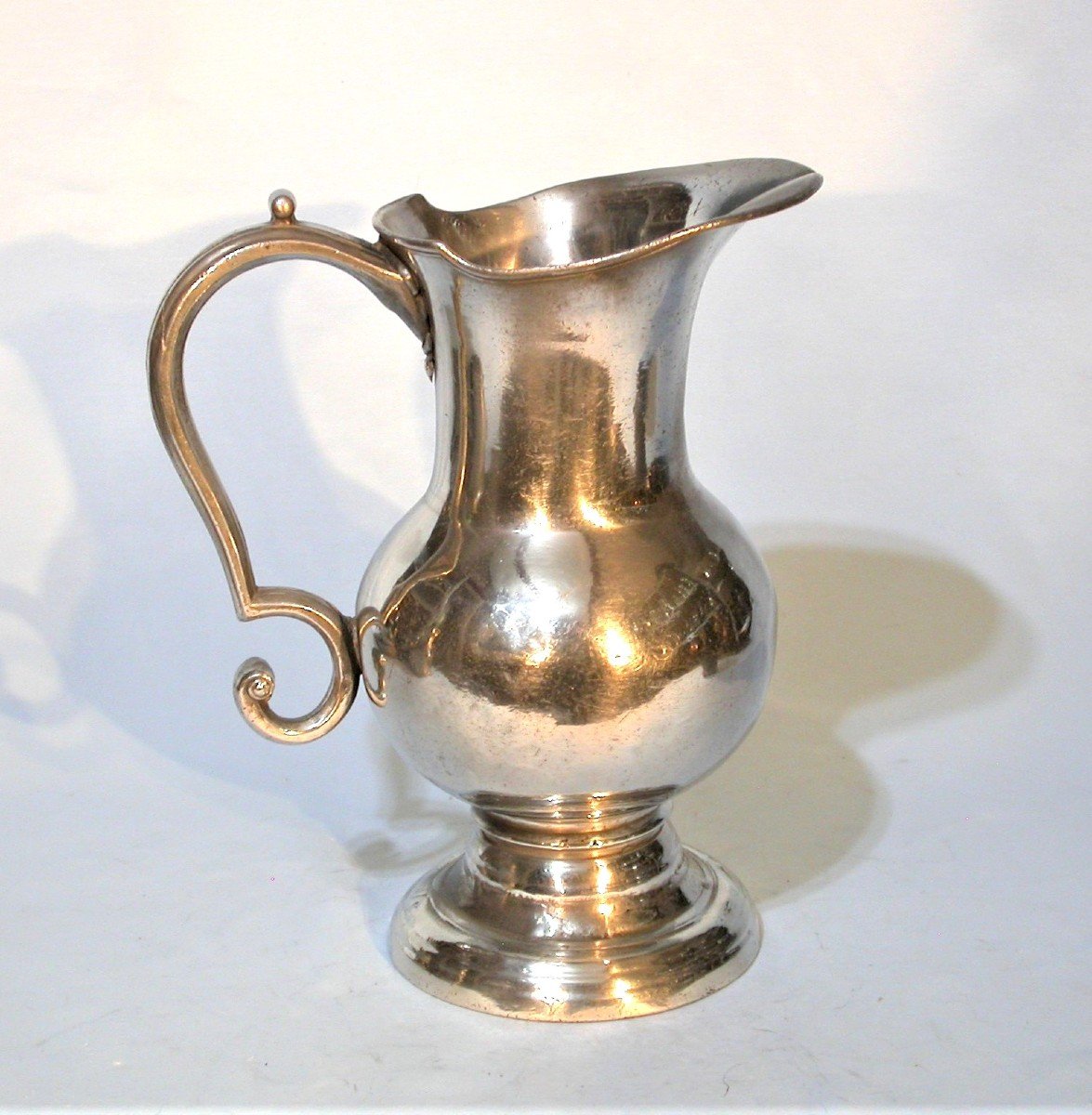 Pewter Ewer - Paris, 18th Century-photo-2