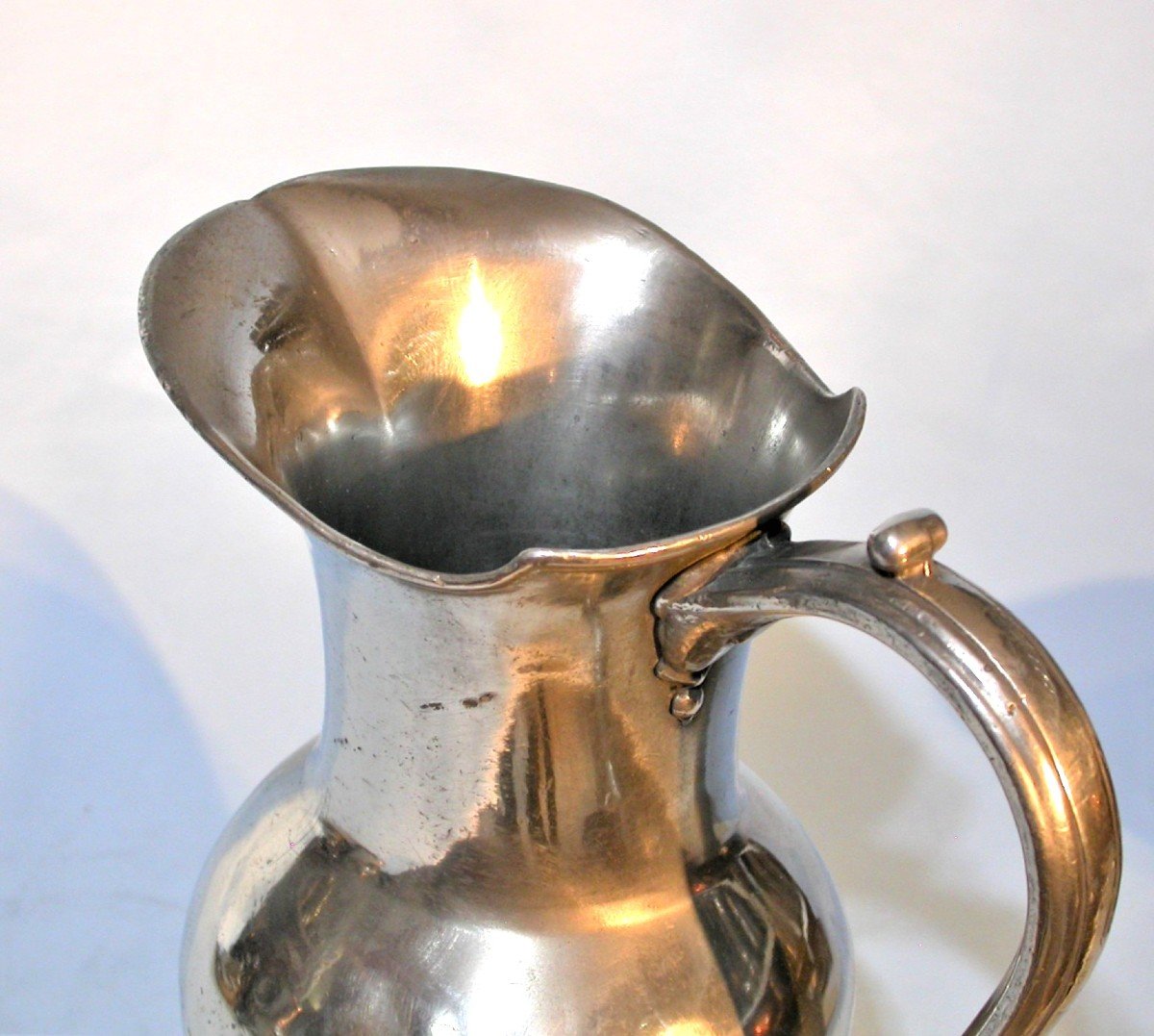 Pewter Ewer - Paris, 18th Century-photo-3