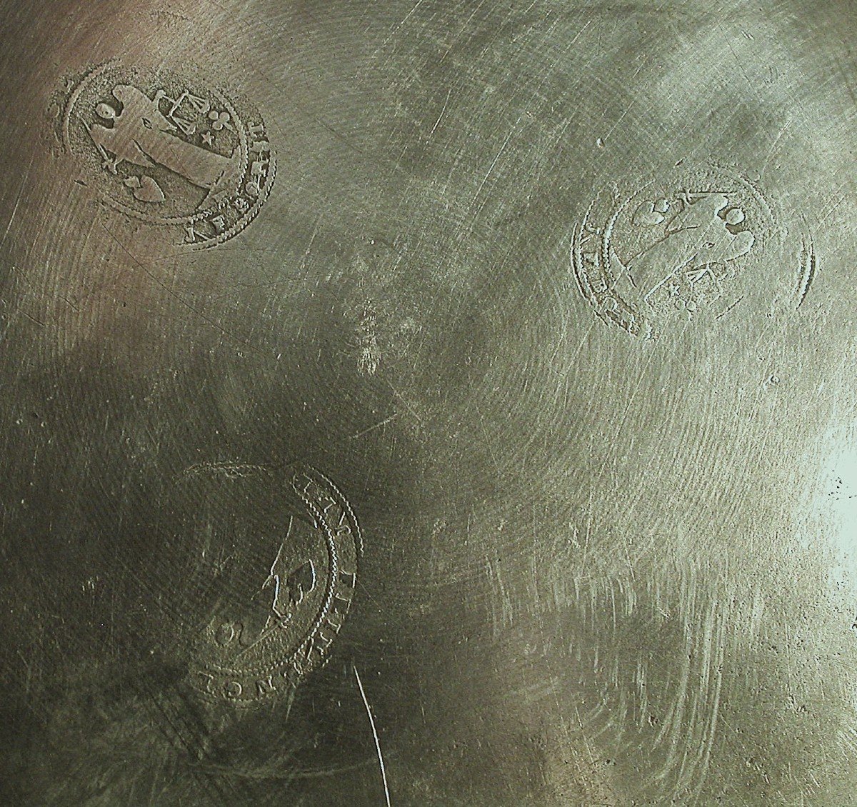 Pewter Plate - Strasbourg, 18th Century-photo-4