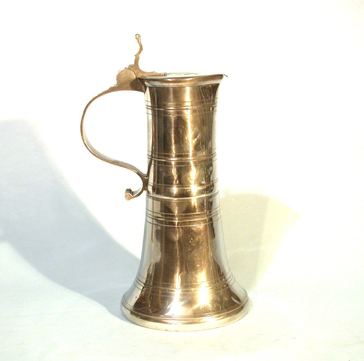 Pewter Wine Pitcher - Strasbourg, Early 19th Century-photo-2