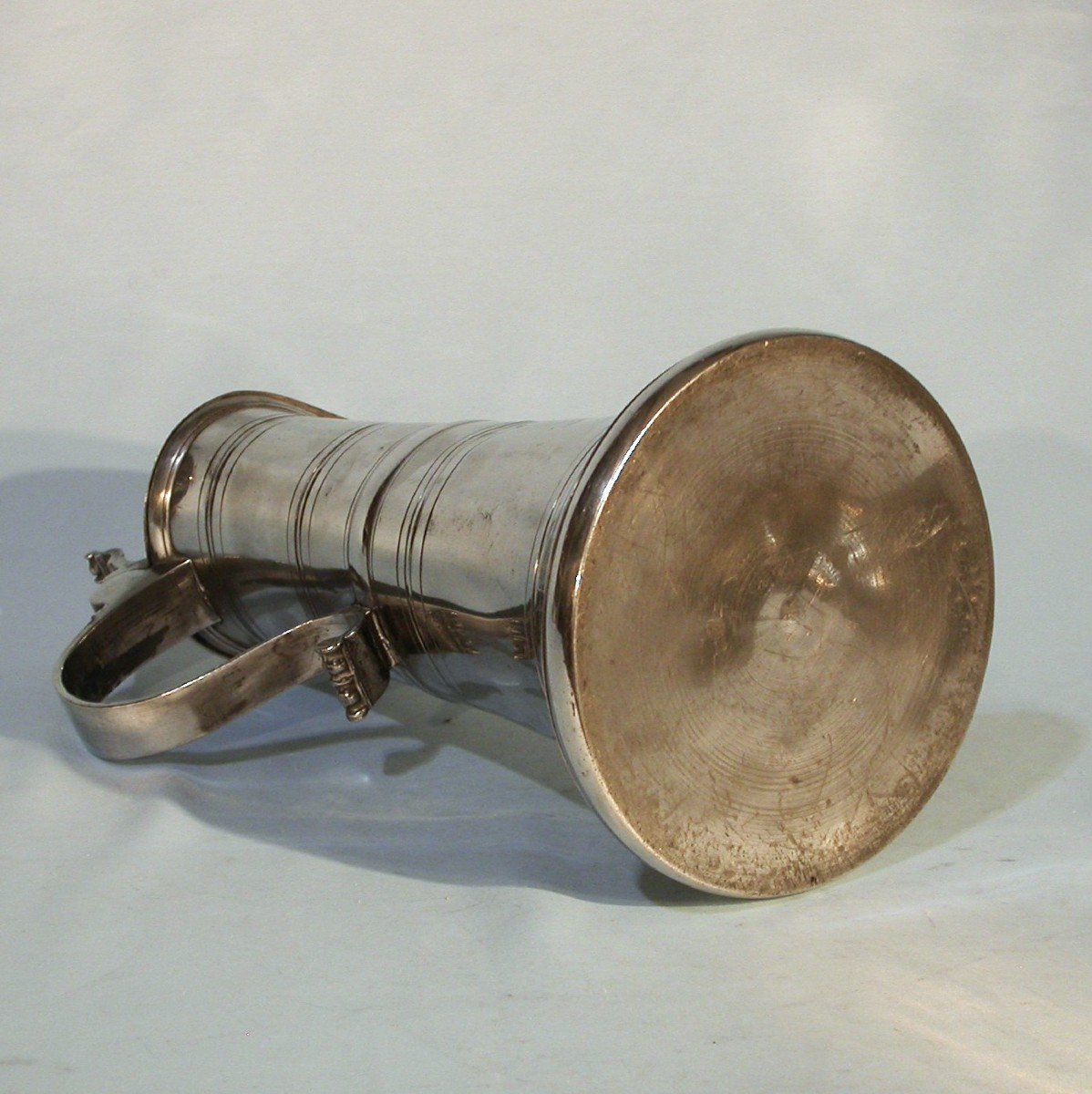 Pewter Wine Pitcher - Strasbourg, Early 19th Century-photo-2