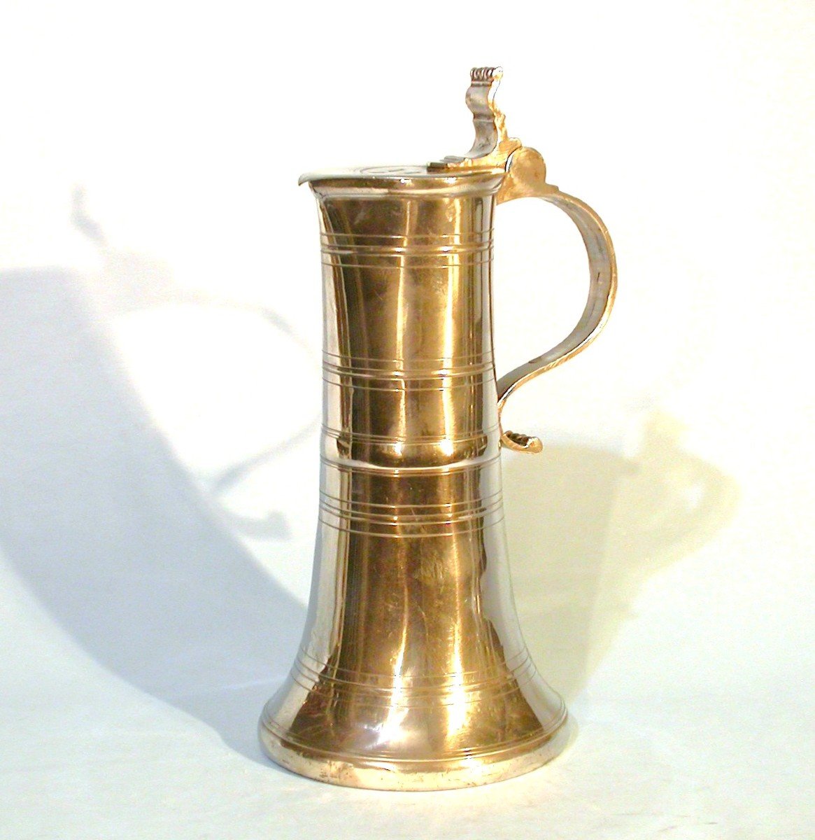 Pewter Wine Pitcher - Strasbourg, Early 19th Century