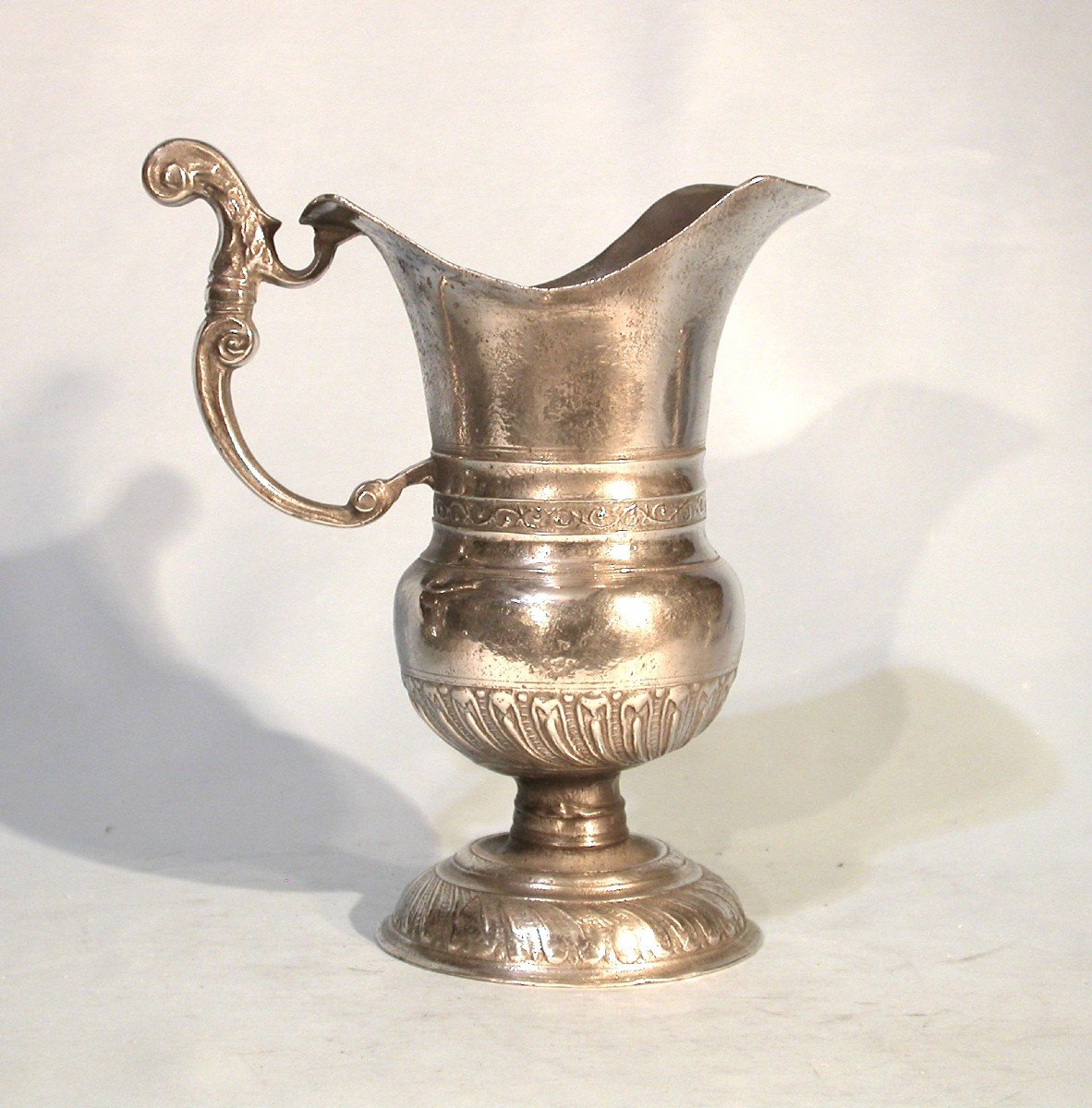 Pewter Ewer And Basin - Frankfurt, 18th Century-photo-3