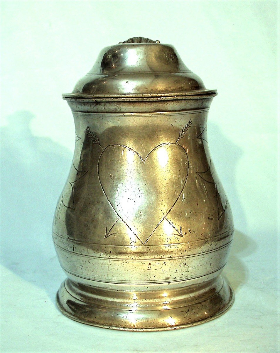 Pewter Tank - Sweden, 18th Century-photo-2