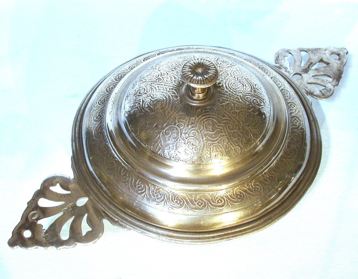 Pewter Bowl - Saint-germain-en-laye, 18th Century-photo-2