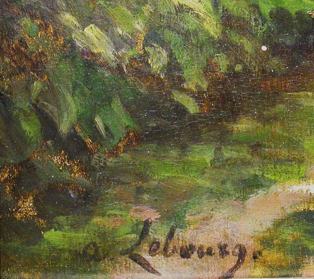 Post-impressionism - Oil On Wood By Albert Lebourg-photo-4