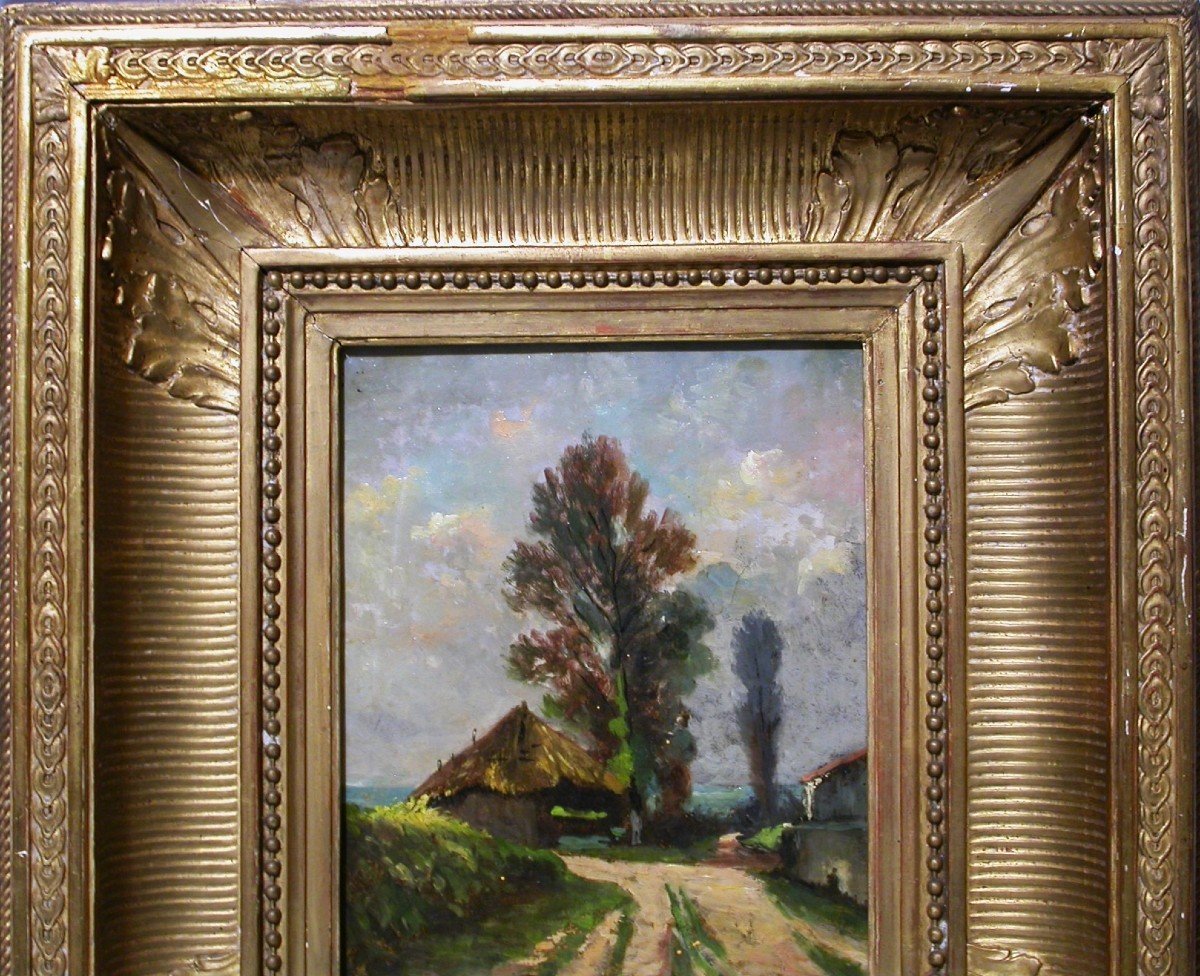 Post-impressionism - Oil On Wood By Albert Lebourg-photo-2