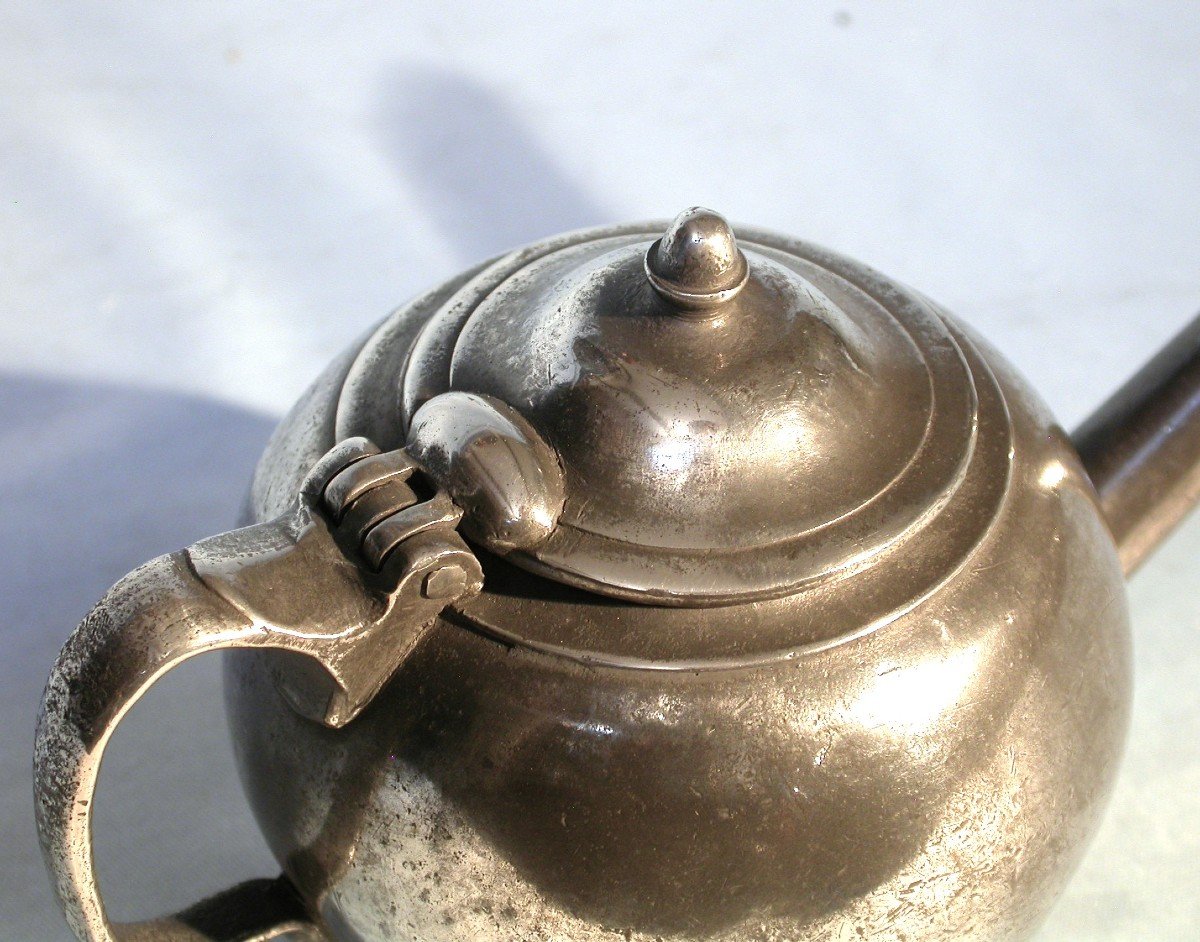 Pewter Sickness Bottle - Paris, Circa 1800-photo-1