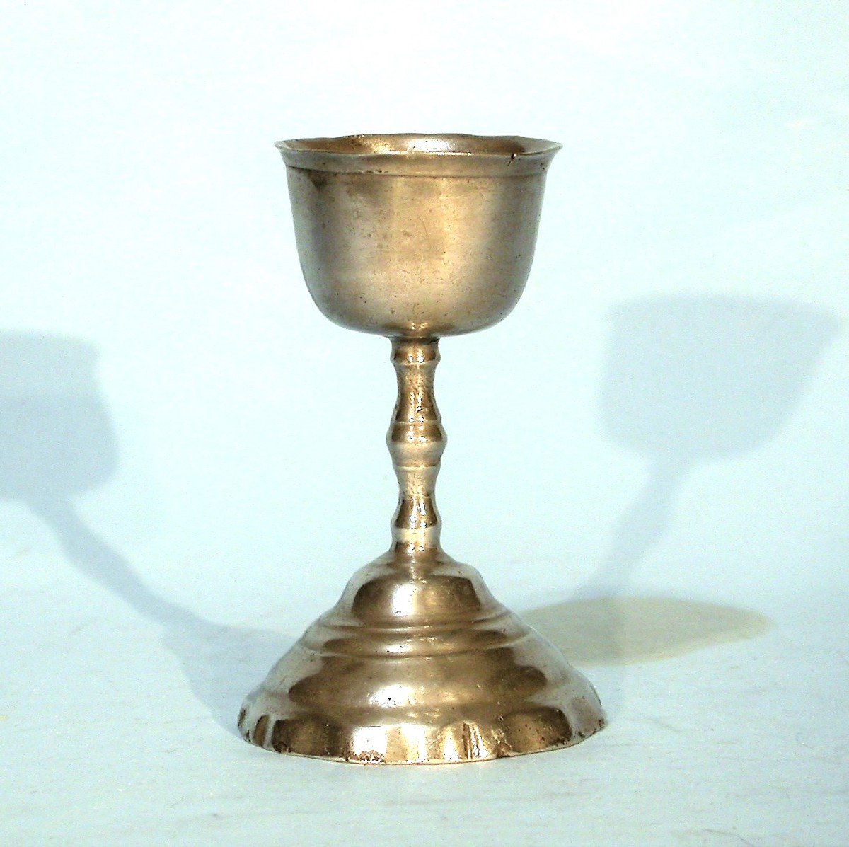 Rare Pewter Egg Cup - Rouen, 18th Century