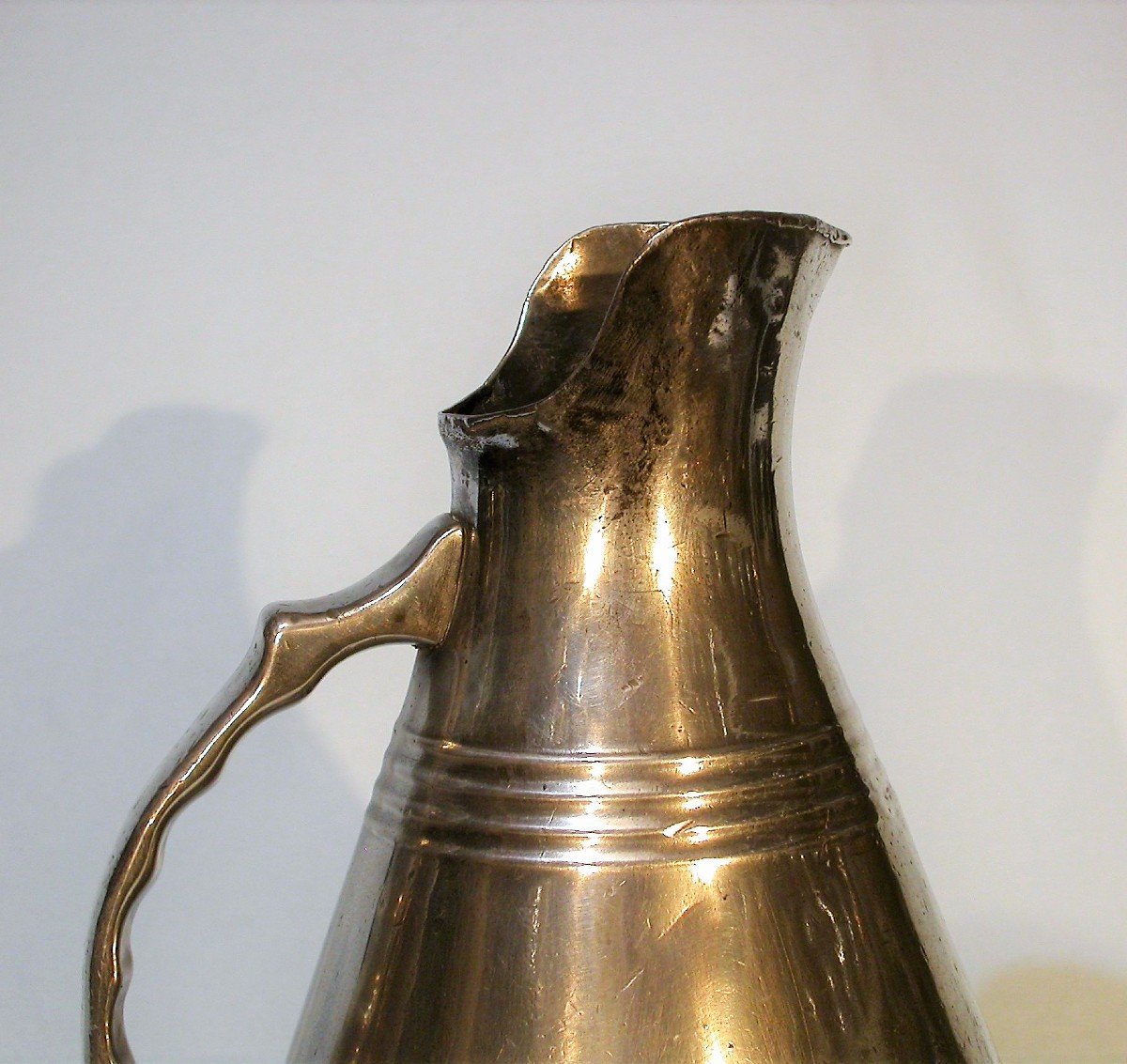 Pewter Cellar Jug - Paris, 19th Century-photo-2