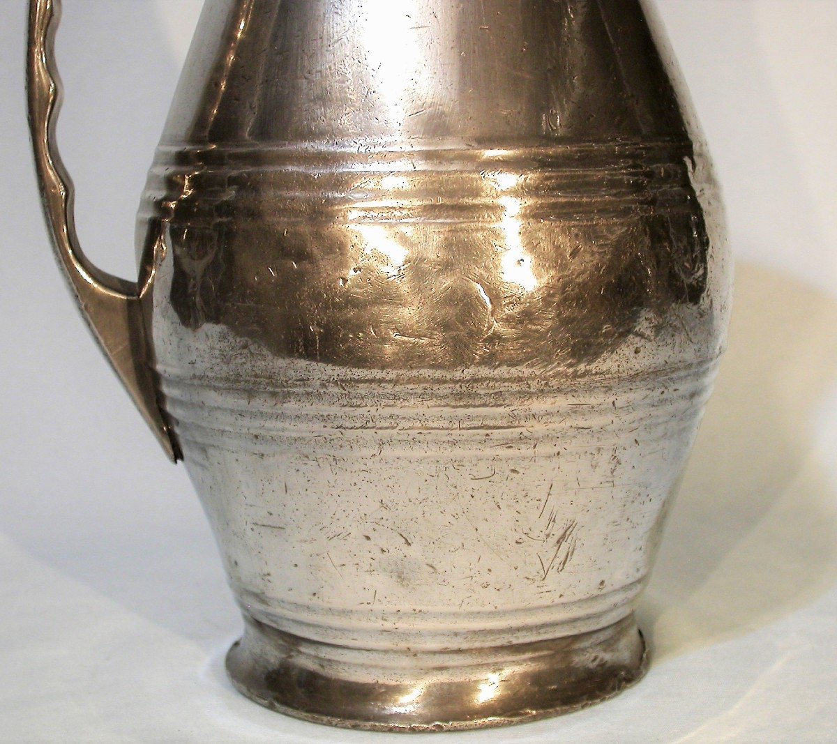 Pewter Cellar Jug - Paris, 19th Century-photo-3