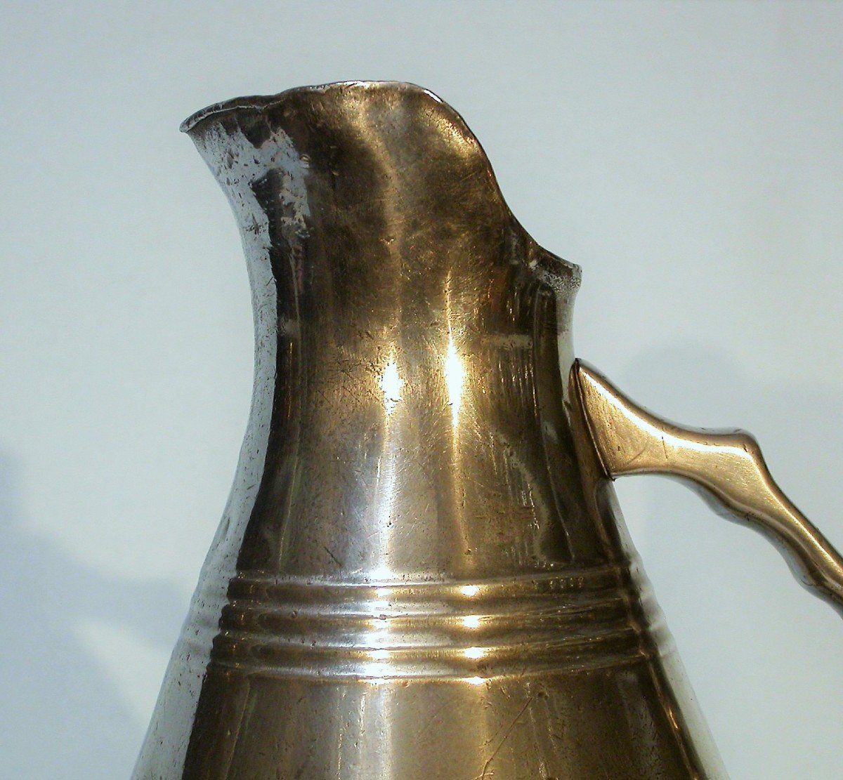 Pewter Cellar Jug - Paris, 19th Century-photo-4