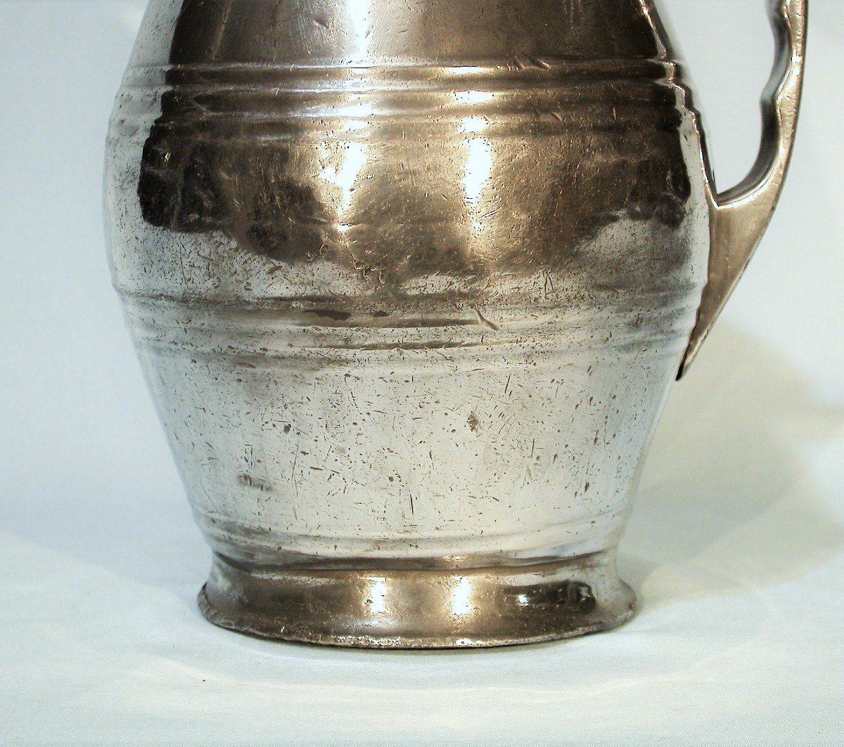 Pewter Cellar Jug - Paris, 19th Century-photo-1