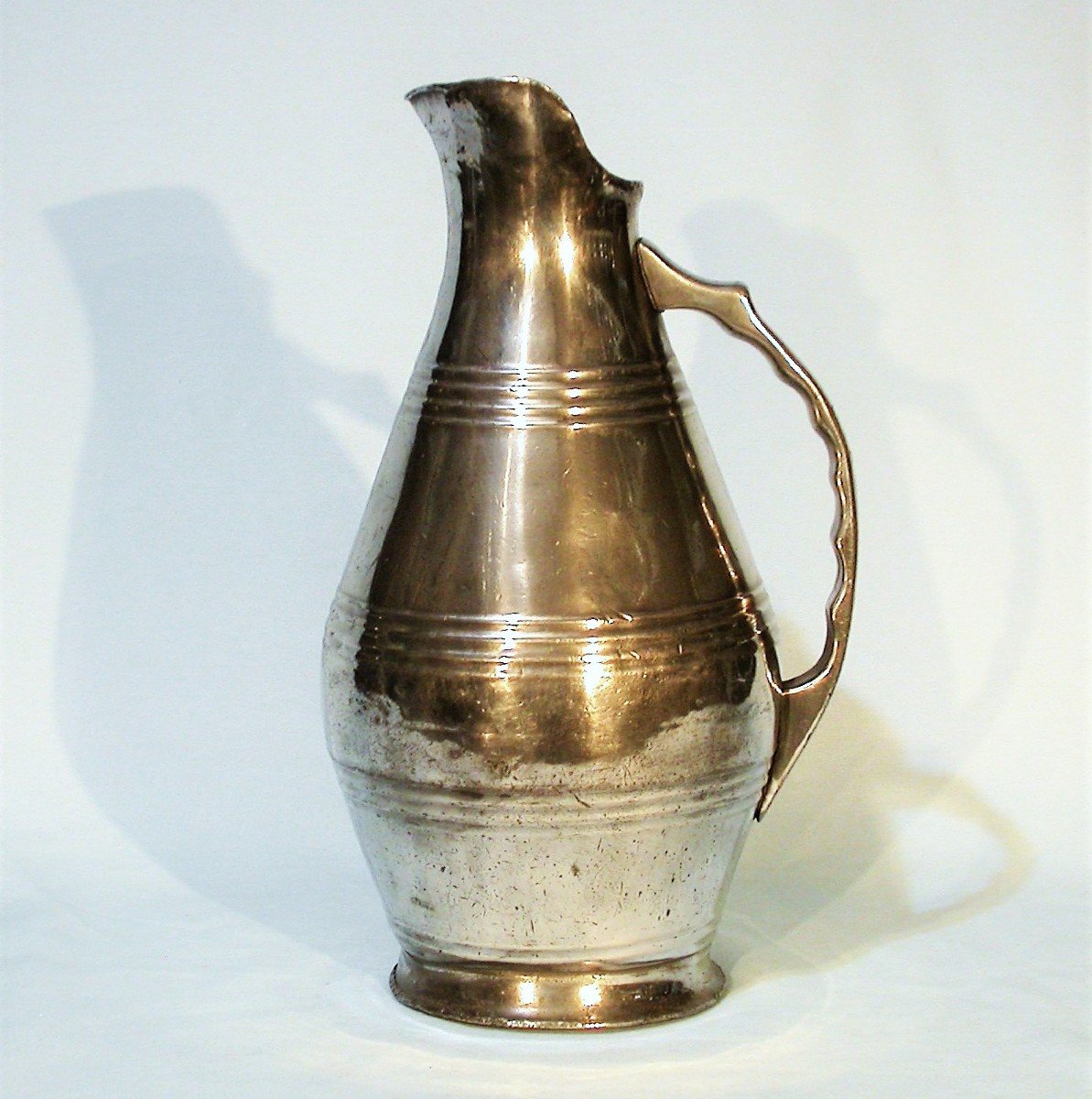 Pewter Cellar Jug - Paris, 19th Century-photo-3